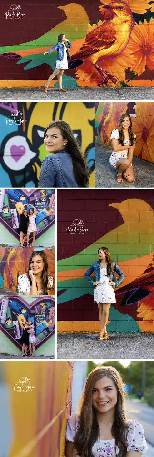 Jacksonville Beach Senior Photography _Mayport Murals, Mural Inspiration, Senior Session Inspiration, Colorful